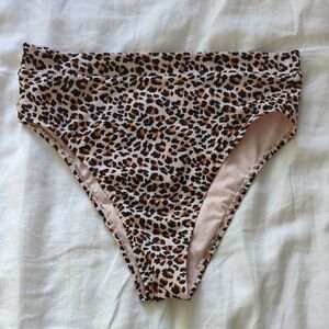 Xhilaration Women's Leopard Print Swim Bottom